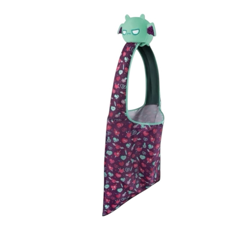 Teeturtle Love is Batty Plush Reusable Tote - Picture 6 of 15